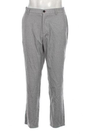 Pantaloni de bărbați Bershka, Mărime L, Culoare Gri, Preț 18,12 Lei