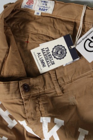 Pantaloni de bărbați Franklin & Marshall, Mărime M, Culoare Maro, Preț 434,21 Lei