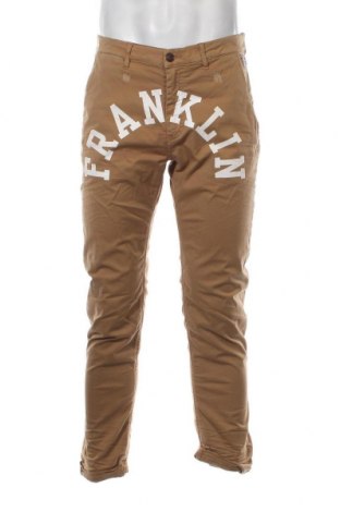 Pantaloni de bărbați Franklin & Marshall, Mărime M, Culoare Maro, Preț 65,13 Lei