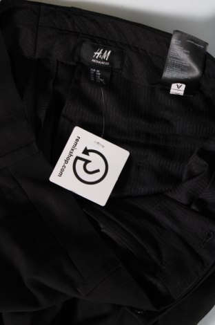 Мъжки панталон H&M, Размер M, Цвят Черен, Цена 19,00 лв.