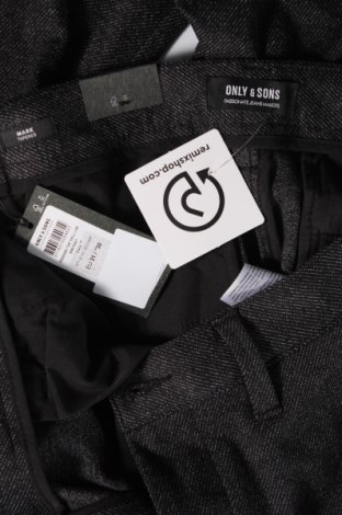 Pantaloni de bărbați Only & Sons, Mărime M, Culoare Negru, Preț 36,32 Lei