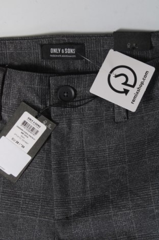 Мъжки панталон Only & Sons, Размер S, Цвят Сив, Цена 16,10 лв.