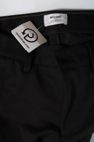Ανδρικό παντελόνι Only & Sons, Μέγεθος M, Χρώμα Μαύρο, Τιμή 3,59 €