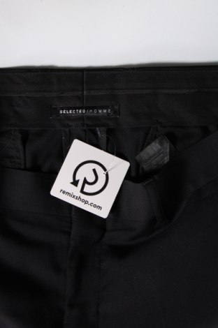 Pantaloni de bărbați Selected Homme, Mărime L, Culoare Negru, Preț 86,56 Lei