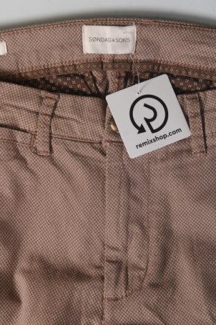 Ανδρικό παντελόνι Sondag & Sons, Μέγεθος S, Χρώμα Καφέ, Τιμή 8,06 €
