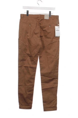 Мъжки панталон Zara Man, Размер M, Цвят Кафяв, Цена 29,16 лв.