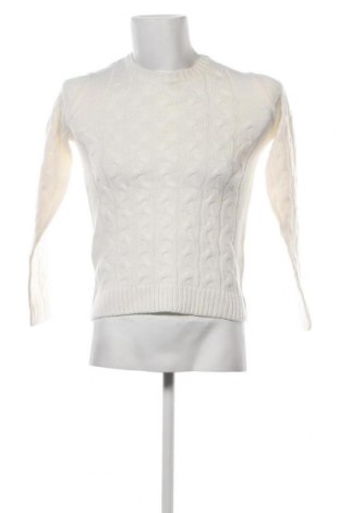 Мъжки пуловер Bershka, Размер XS, Цвят Бял, Цена 8,70 лв.
