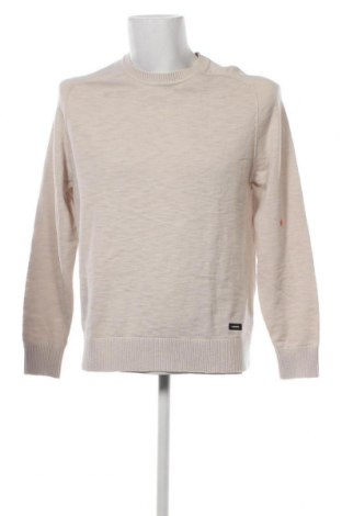 Мъжки пуловер Calvin Klein, Размер L, Цвят Бежов, Цена 80,10 лв.