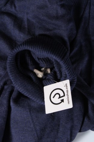 Ανδρικό πουλόβερ Cotton&silk, Μέγεθος XL, Χρώμα Μπλέ, Τιμή 7,18 €