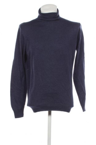Мъжки пуловер Cotton&silk, Размер XL, Цвят Син, Цена 11,60 лв.