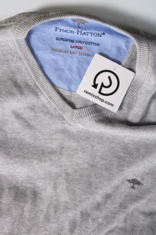 Ανδρικό πουλόβερ Fynch-Hatton, Μέγεθος L, Χρώμα Γκρί, Τιμή 21,78 €