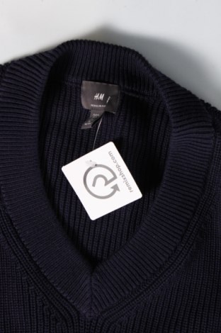 Мъжки пуловер H&M, Размер XL, Цвят Син, Цена 10,15 лв.