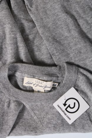 Ανδρικό πουλόβερ H&M L.O.G.G., Μέγεθος S, Χρώμα Γκρί, Τιμή 4,49 €