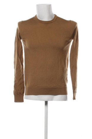Мъжки пуловер Hugo Boss, Размер M, Цвят Бежов, Цена 95,06 лв.