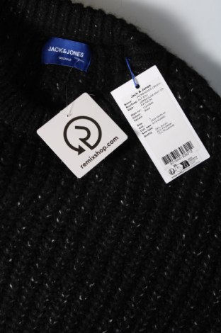 Ανδρικό πουλόβερ Jack & Jones, Μέγεθος L, Χρώμα Μαύρο, Τιμή 14,37 €