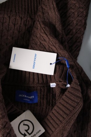 Ανδρικό πουλόβερ Jack & Jones, Μέγεθος L, Χρώμα Καφέ, Τιμή 10,52 €