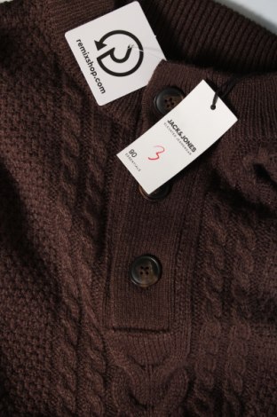 Ανδρικό πουλόβερ Jack & Jones, Μέγεθος L, Χρώμα Καφέ, Τιμή 8,76 €