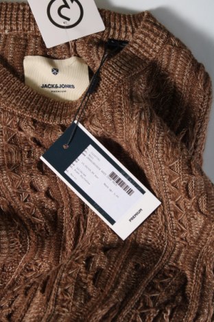 Ανδρικό πουλόβερ Jack & Jones PREMIUM, Μέγεθος L, Χρώμα Καφέ, Τιμή 29,09 €