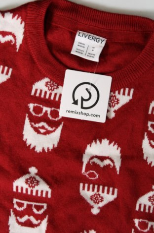 Мъжки пуловер Livergy, Размер M, Цвят Червен, Цена 10,15 лв.