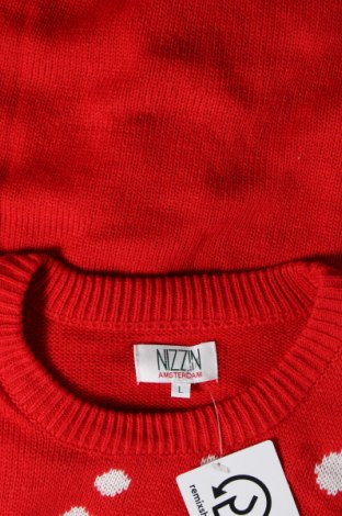 Мъжки пуловер Nizzin, Размер L, Цвят Червен, Цена 16,00 лв.
