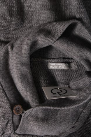 Ανδρικό πουλόβερ OWK, Μέγεθος S, Χρώμα Γκρί, Τιμή 4,49 €