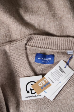 Herrenpullover Originals By Jack & Jones, Größe L, Farbe Beige, Preis € 12,27