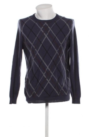 Мъжки пуловер Pringle Of Scotland, Размер L, Цвят Син, Цена 105,08 лв.