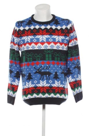 Мъжки пуловер Pull&Bear, Размер L, Цвят Многоцветен, Цена 8,70 лв.