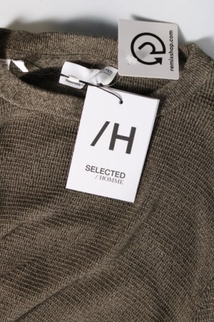 Męski sweter Selected Homme, Rozmiar L, Kolor Zielony, Cena 181,25 zł