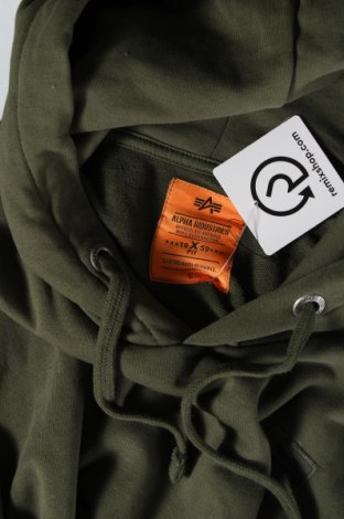 Herren Sweatshirt Alpha Industries, Größe L, Farbe Grün, Preis € 40,41