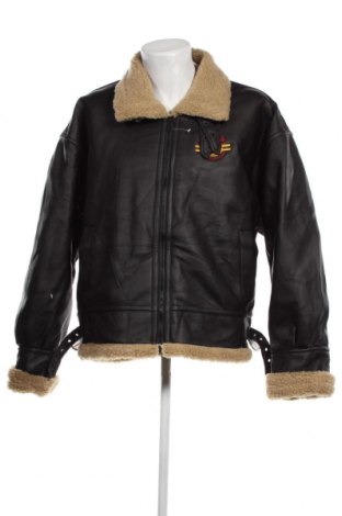 Pánska kožená bunda , Veľkosť XL, Farba Čierna, Cena  20,84 €
