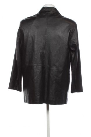 Ανδρικό δερμάτινο μπουφάν, Μέγεθος L, Χρώμα Μαύρο, Τιμή 16,55 €