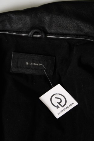 Ανδρικό δερμάτινο μπουφάν, Μέγεθος XL, Χρώμα Μαύρο, Τιμή 25,81 €
