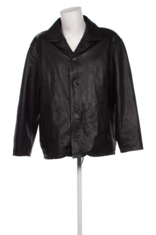 Ανδρικό δερμάτινο μπουφάν, Μέγεθος XL, Χρώμα Μαύρο, Τιμή 25,81 €