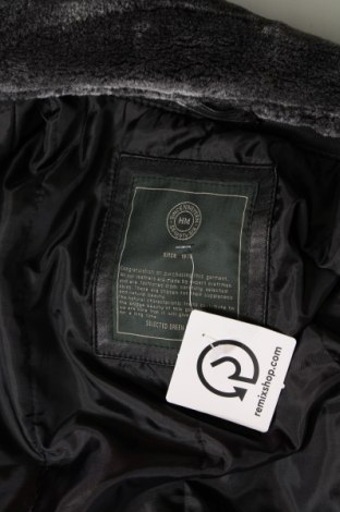 Ανδρικό δερμάτινο μπουφάν, Μέγεθος L, Χρώμα Μαύρο, Τιμή 25,81 €