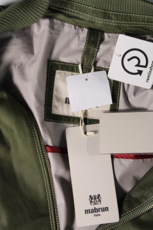 Pánska kožená bunda  Mabrun, Veľkosť XL, Farba Zelená, Cena  300,16 €