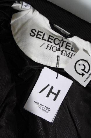 Pánska kožená bunda  Selected Homme, Veľkosť L, Farba Čierna, Cena  144,56 €
