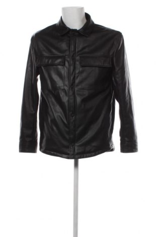 Herren Lederjacke Zara, Größe M, Farbe Schwarz, Preis € 20,18