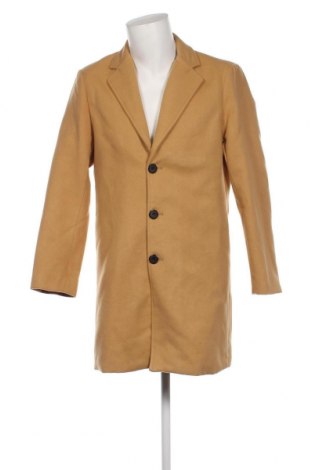 Мъжко палто, Размер L, Цвят Бежов, Цена 12,84 лв.