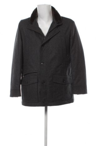 Мъжко палто Eduard Dressler, Размер L, Цвят Сив, Цена 175,23 лв.