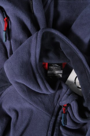 Ανδρική ζακέτα fleece Trespass, Μέγεθος XL, Χρώμα Μπλέ, Τιμή 37,35 €
