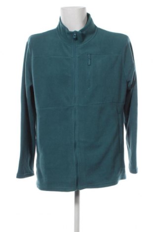 Ανδρική ζακέτα fleece X-Mail, Μέγεθος XXL, Χρώμα Πράσινο, Τιμή 11,82 €