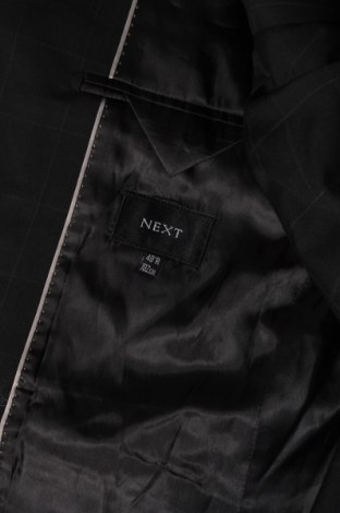Ανδρικό σακάκι Next, Μέγεθος L, Χρώμα Μαύρο, Τιμή 4,41 €