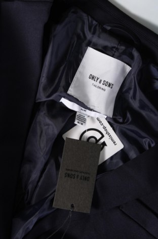 Ανδρικό σακάκι Only & Sons, Μέγεθος M, Χρώμα Μπλέ, Τιμή 8,66 €