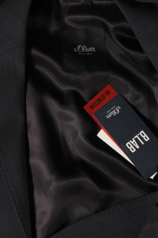 Мъжко сако S.Oliver Black Label, Размер S, Цвят Сив, Цена 33,74 лв.