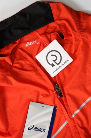 Ανδρικό αθλητικό μπουφάν ASICS, Μέγεθος XL, Χρώμα Πορτοκαλί, Τιμή 21,78 €