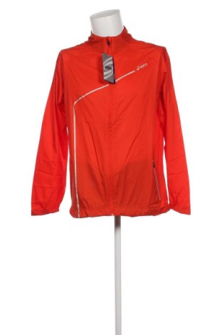 Ανδρικό αθλητικό μπουφάν ASICS, Μέγεθος XL, Χρώμα Πορτοκαλί, Τιμή 21,78 €