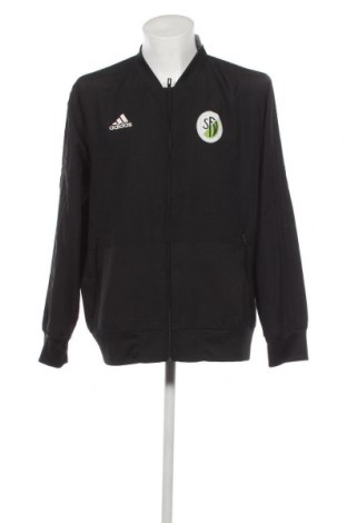 Ανδρικό αθλητικό μπουφάν Adidas, Μέγεθος XL, Χρώμα Μαύρο, Τιμή 42,60 €