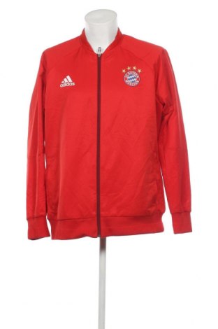Ανδρικό αθλητικό μπουφάν Adidas, Μέγεθος XL, Χρώμα Κόκκινο, Τιμή 43,43 €