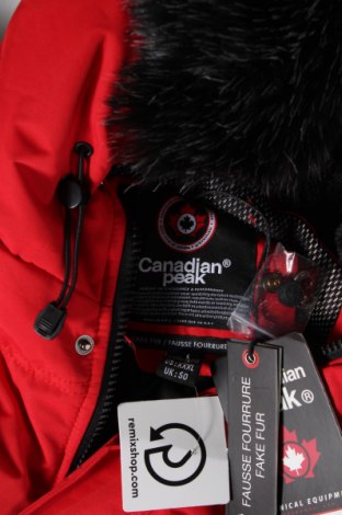 Męska kurtka Canadian Peak, Rozmiar 3XL, Kolor Czerwony, Cena 555,91 zł